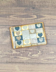 Tarjetero Corazón Patchwork 2