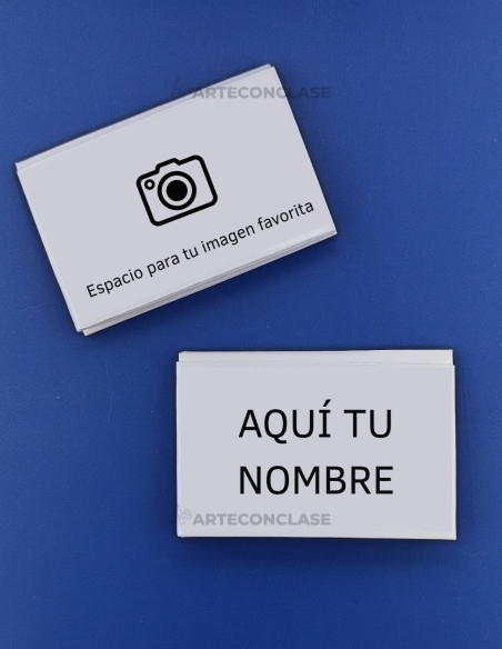 Tarjeteros Personalizados con nombre e imagen
