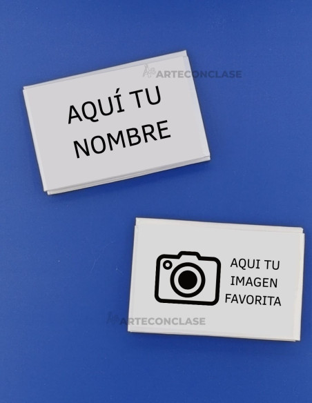 Tarjeteros Personalizados con nombre e imagen