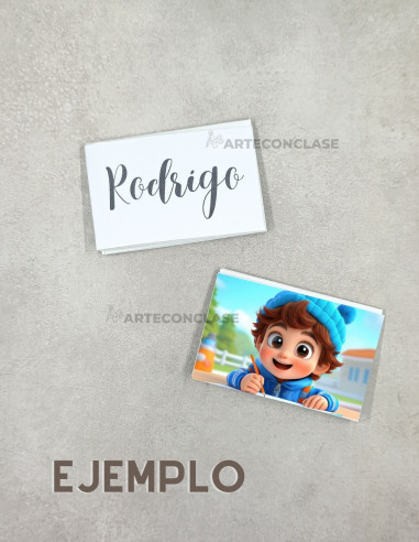 Tarjeteros Personalizados con nombre e imagen