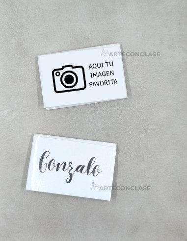 Tarjeteros Personalizados con nombre e imagen