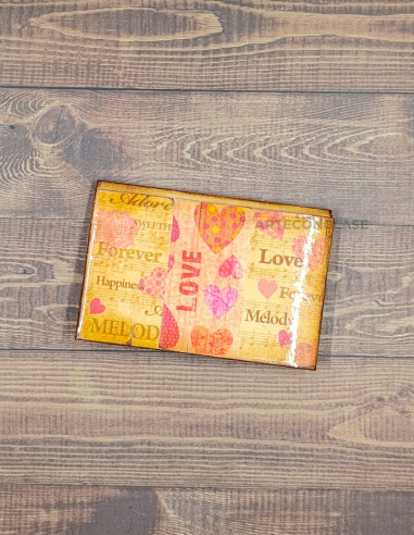 Tarjetero WashiTape Vintage modelo 3