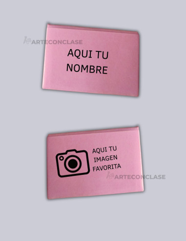 Tarjeteros Personalizados con nombre e imagen