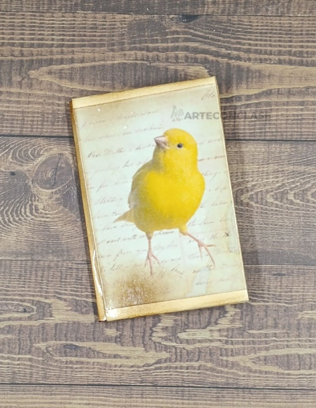 Tarjetero Canario Vintage