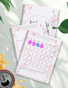 Cuaderno de Gratitud y Dejar ir. Plantillas imprimibles.