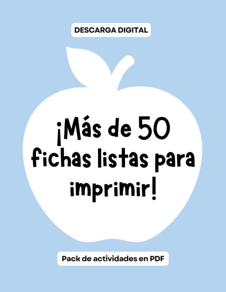 SUPER PACK La vuelta al cole 1 | fichas educativas, escritura, lógica y manualidades (PDF)