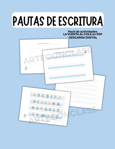 Grafomotricidad y escritura | MiniPack 1 La vuelta al cole 1