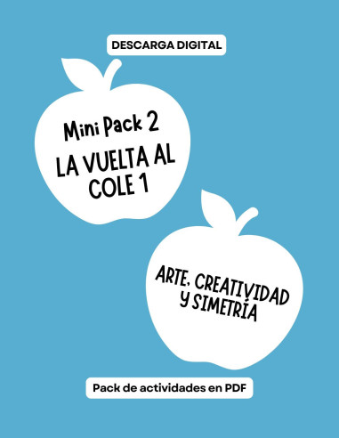 Arte, creatividad y simetría | Mini Pack 2 La vuelta al cole 1