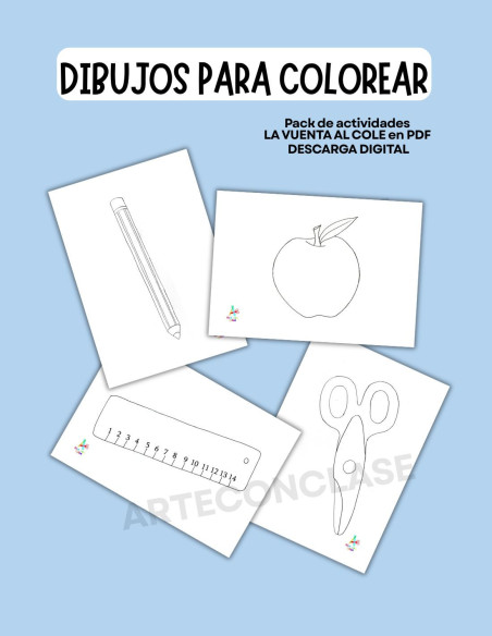 Arte, creatividad y simetría | Mini Pack 2 La vuelta al cole 1