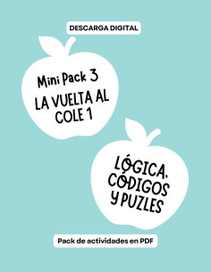 Lógica, códigos y puzles | Mini Pack 3 La vuelta al cole 1