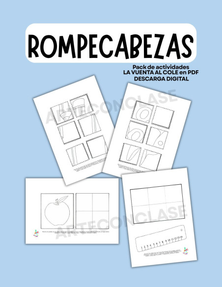 Lógica, códigos y puzles | Mini Pack 3 La vuelta al cole 1