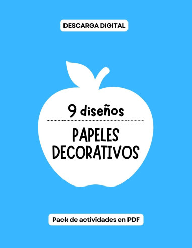 Papeles decorativos | Pack Especial La vuelta al cole 1