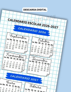 Calendario Escolar 2026-2027 2