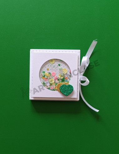 Mini Álbum de fotos con Shaker Circular