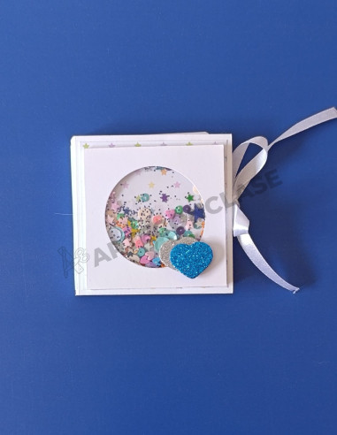 Mini Álbum de fotos con Shaker Circular