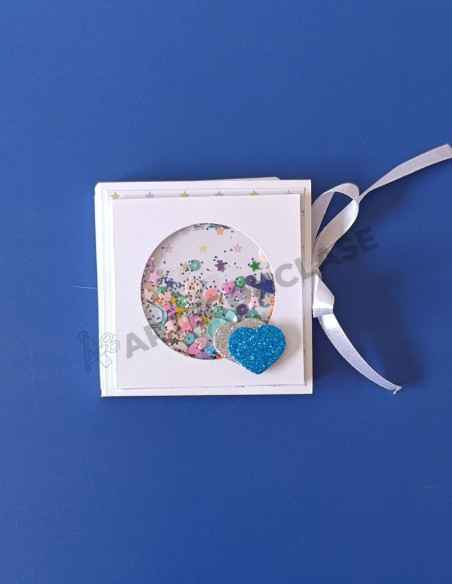 Mini Álbum de fotos con Shaker Circular