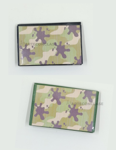 Tarjeteros Colección Camuflaje Verde