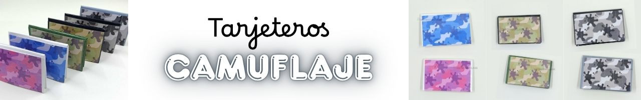 Tarjeteros Camuflaje