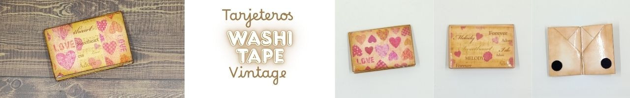 Tarjeteros Washi Tape Vintage